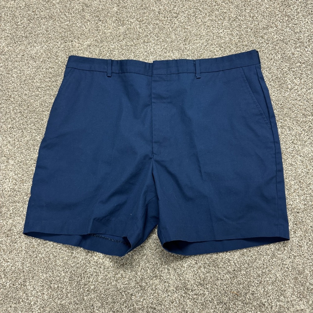 Knights Bridge For Men Chino Shorts Mens 40 Blue Cotton Blend USA Casual Summer